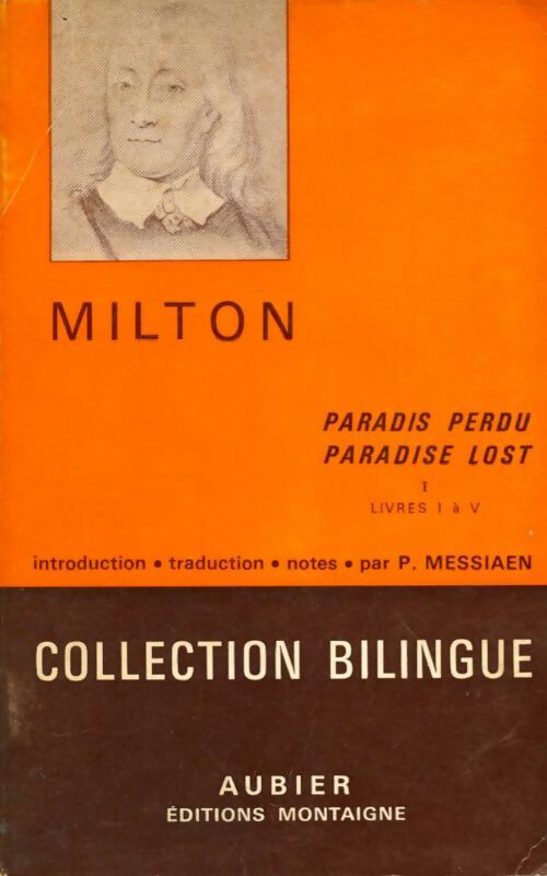 Livrenpoche : Paradis perdu - paradise lost. Tome I livres I à V - John Milton - Livre