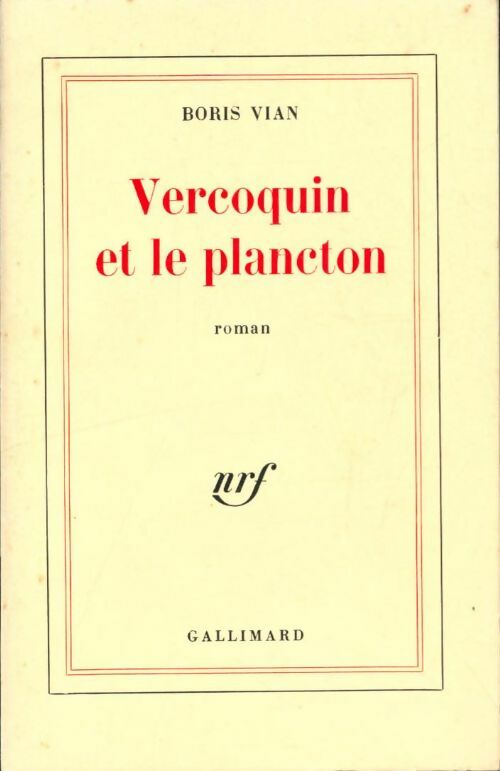 Livrenpoche : Vercoquin et le plancton - Boris Vian - Livre