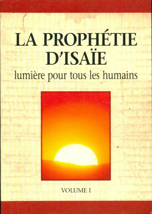 Livrenpoche : La prophétie d'Isaïe Tome I - Collectif - Livre