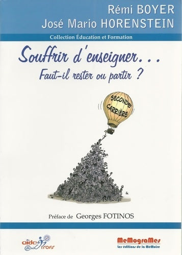 Livrenpoche : Souffrir d'enseigner - grand format - Rémi Boyer - Livre