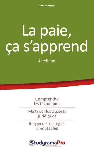 Livrenpoche : La paie ça s'apprend ! - Gilles Masson - Livre