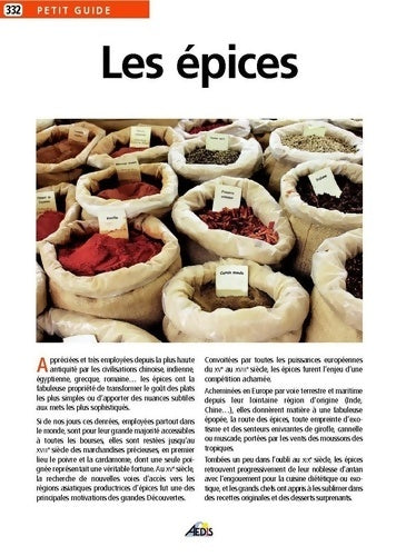 Livrenpoche : Pg332 - les épices - Jean-Marie Polèse - Livre