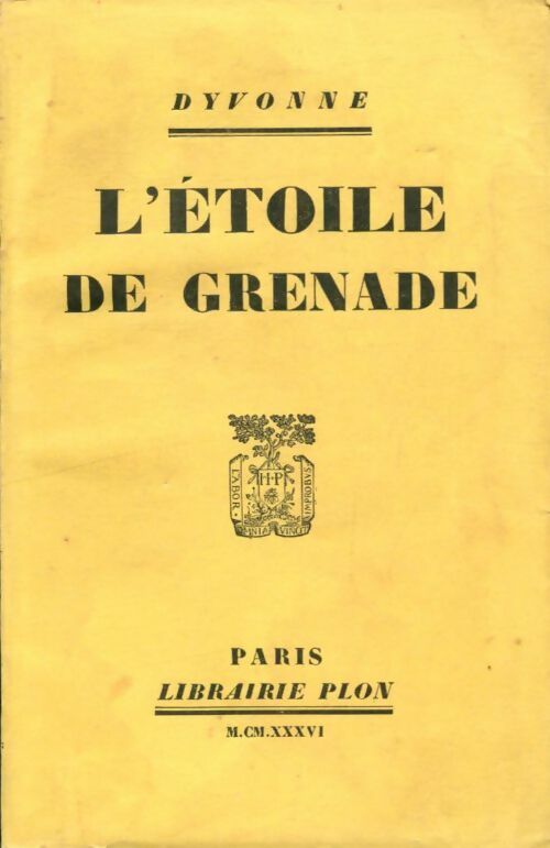 Livrenpoche : L'étoile de Grenade - Dyvonne - Livre