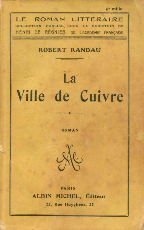 Livrenpoche : La ville de cuivre - Robert Randau - Livre