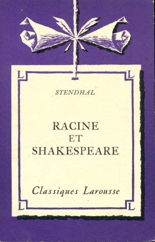 Livrenpoche : Racine et Shakespeare - Stendhal - Livre