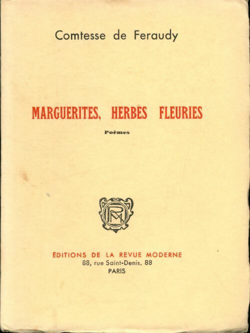 Livrenpoche : Marguerites, herbes fleuries - Comtesse De Feraudy - Livre