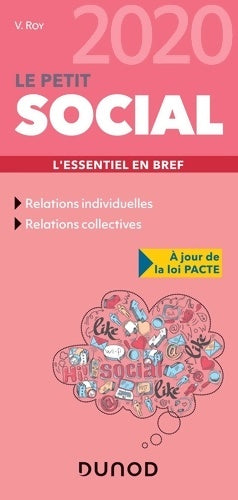 Livrenpoche : Le petit social 2020 - l'essentiel en bref - Véronique Roy - Livre