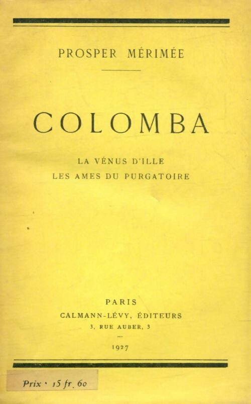 Livrenpoche : Colomba - Prosper Mérimée - Livre