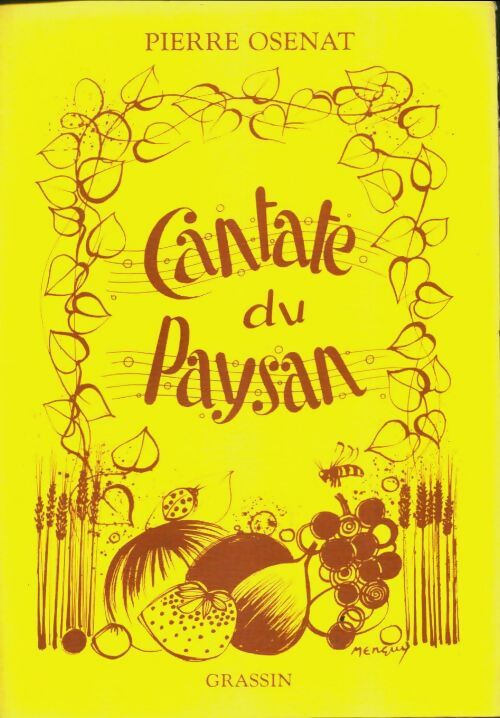 Livrenpoche : Cantate du paysan - Pierre Osenat - Livre