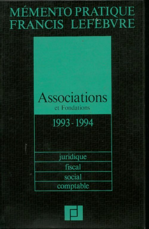 Livrenpoche : Associations et fondations 1993-1994  - Collectif - Livre