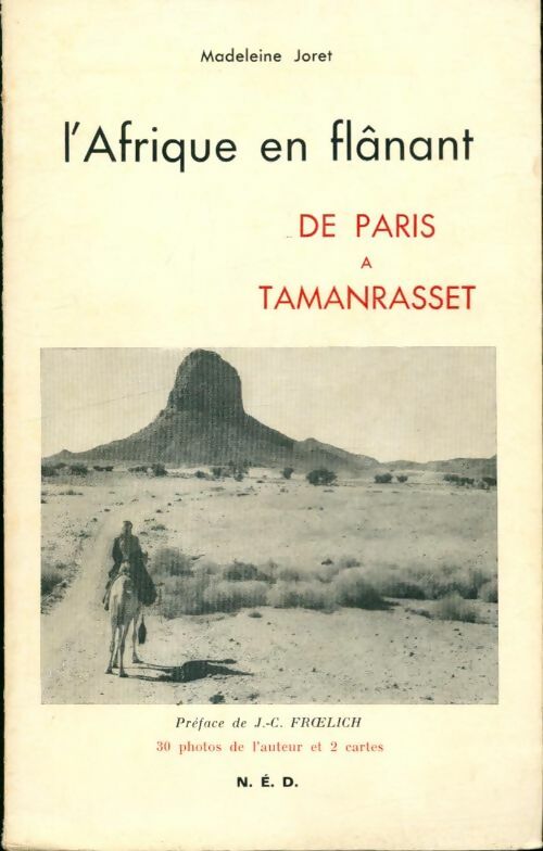 Livrenpoche : L'Afrique en flânant de Paris à Tamanrasset - Madeleine Joret - Livre
