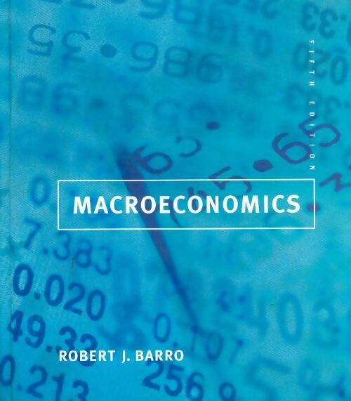 Livrenpoche : Macroeconomics  - Robert Barro - Livre