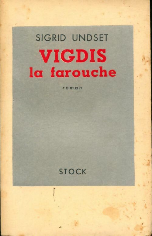 Livrenpoche : Vigdis la farouche - Sigrid Undset - Livre