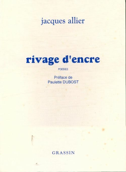 Livrenpoche : Rivage d'encre - Jacques Allier - Livre