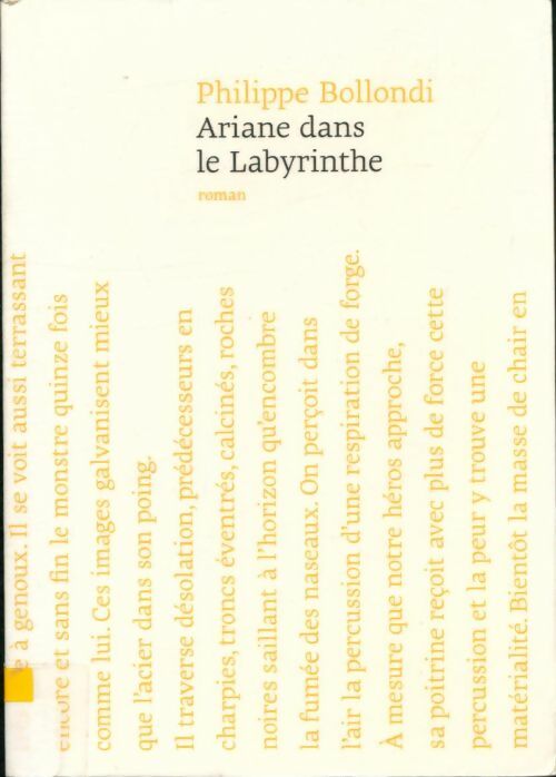 Livrenpoche : Ariane dans le labyrinthe - Philippe Bollondi - Livre