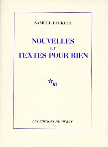 Livrenpoche : Nouvelles et textes pour rien - Samuel Beckett - Livre
