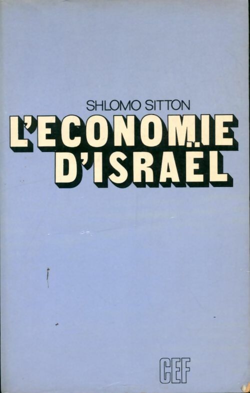 Livrenpoche : L'économie d'Israël - Shlomo Sitton - Livre