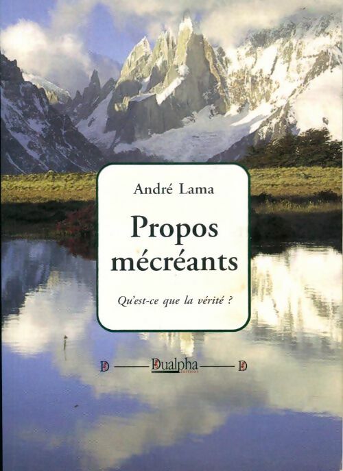 Livrenpoche : Propos mécréants - André Lama - Livre