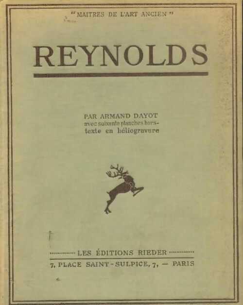 Livrenpoche : Reynolds - Armand Dayot - Livre