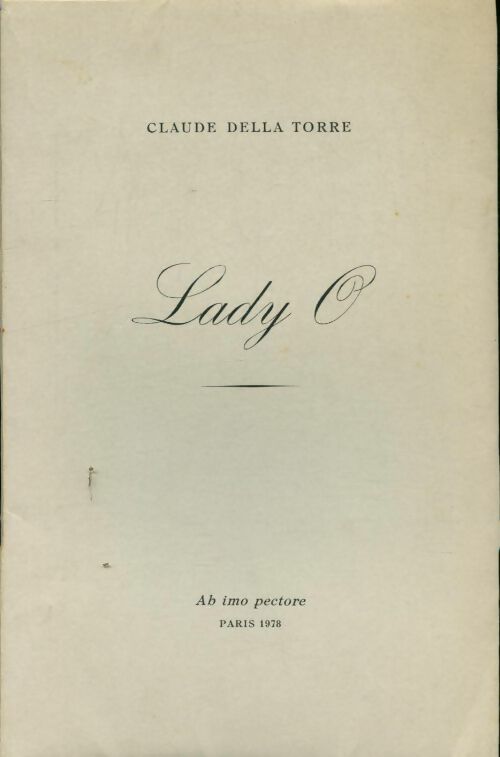Livrenpoche : Lady O - Claude Dalla Torre - Livre