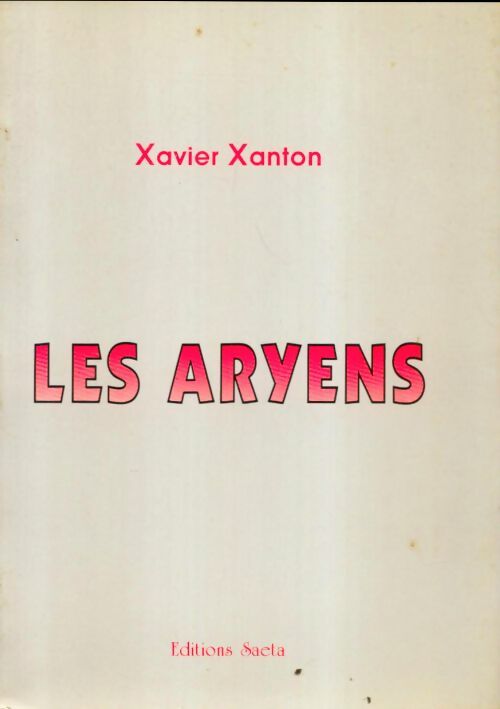 Livrenpoche : Les Aryens - Xavier Xanton - Livre