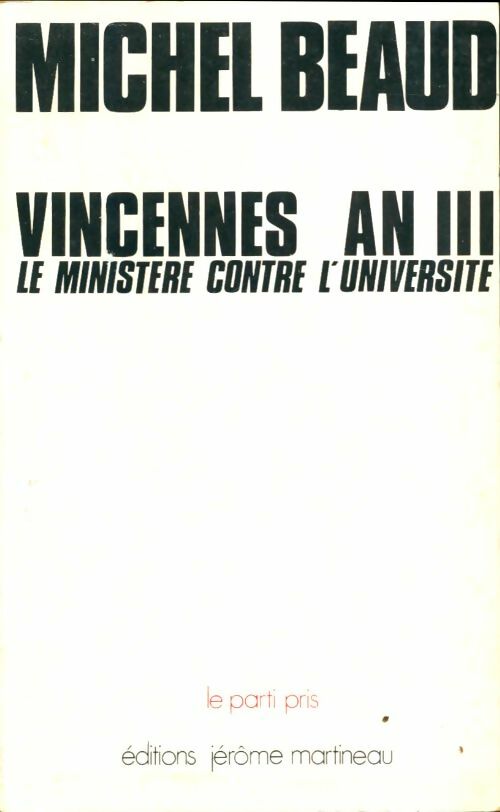 Livrenpoche : Vincennes an III - Michel Beaud - Livre