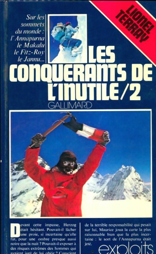 Livrenpoche : Les conquérants de l'inutile Tome II : Les sommets du monde - Lionel Terray - Livre