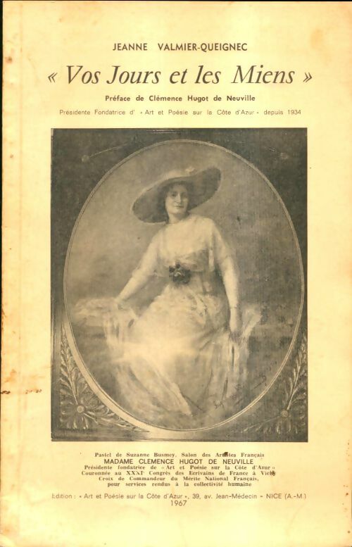 Livrenpoche : Vos jours et les miens - Jeanne Valmier-Queignec - Livre