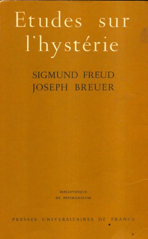 Livrenpoche : Etudes sur l'hystérie - Sigmund Freud - Livre