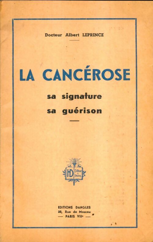 Livrenpoche : La cancérose - Albert Leprince - Livre