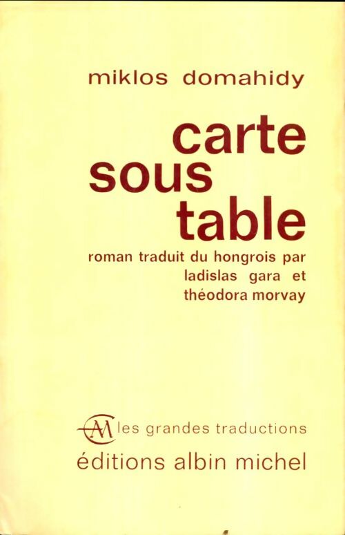 Livrenpoche : Carte sous table - Miklos Domahidy - Livre