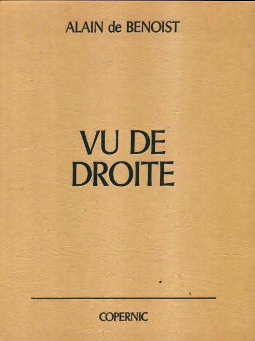 Livrenpoche : Vu de droite - Alain De Benoist - Livre
