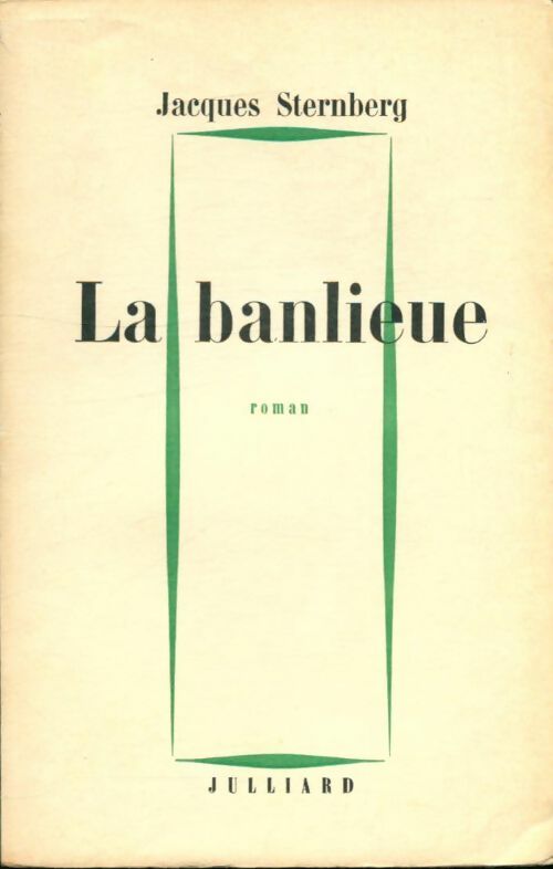 Livrenpoche : La banlieue - Jacques Sternberg - Livre