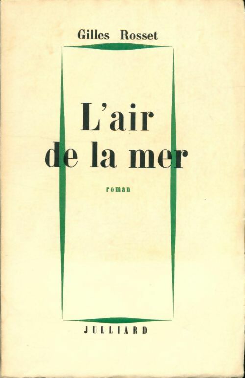 Livrenpoche : L'air de la mer  - Gilles Rosset - Livre