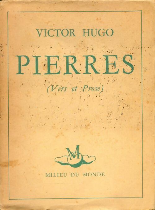 Livrenpoche : Pierres - Victor Hugo - Livre