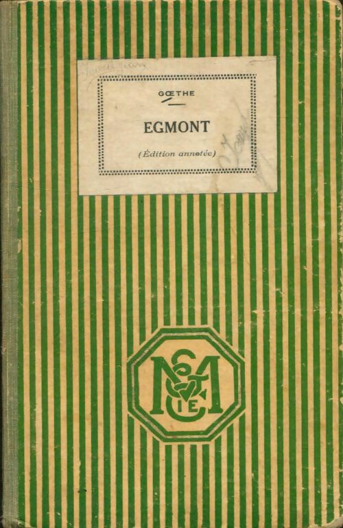 Livrenpoche : Egmont - Goethe - Livre