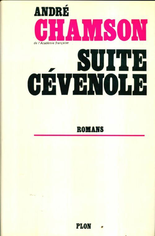 Livrenpoche : Suite cévenole - André Chamson - Livre