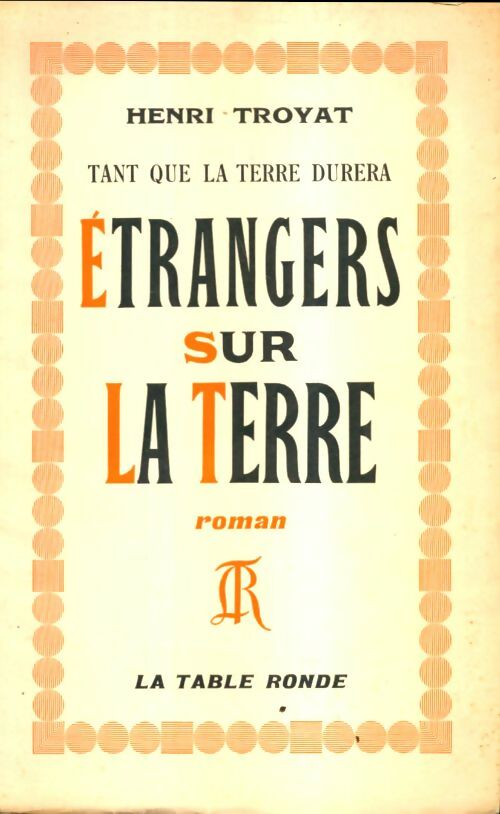 Livrenpoche : Étrangers sur la terre - Henri Troyat - Livre