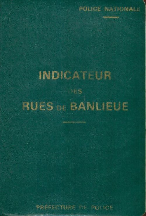 Livrenpoche : Indicateur des rues de banlieue - Collectif - Livre