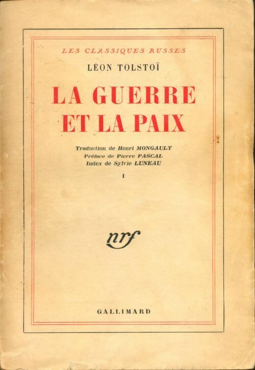 Livrenpoche : La guerre et la paix Tome I - Léon Tolstoï - Livre