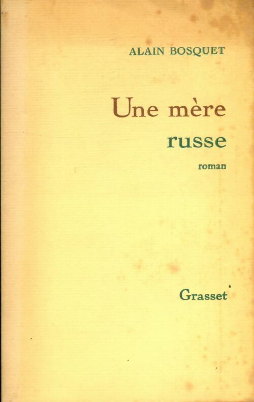 Livrenpoche : Une mère russe - Alain Bosquet - Livre