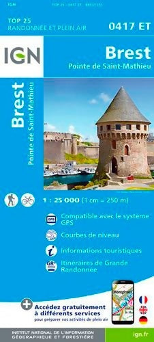 Livrenpoche : 0417et brest/pointe-st mathieu - Collectif - Livre