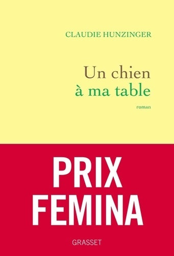Livrenpoche : Un chien à ma table - Claudie Hunzinger - Livre