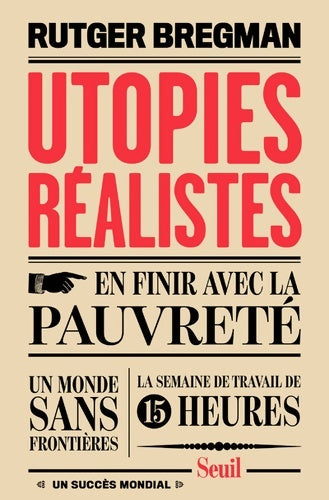 Livrenpoche : Utopies réalistes - Rutger Bregman - Livre