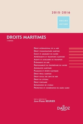 Livrenpoche : Droits maritimes - Jean-Pierre Beurier - Livre
