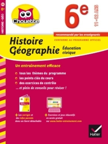 Livrenpoche : Histoire-géographie Éducation civique 6e : Cahier de révision et d'entraînement - Cécile Gaillard - Livre