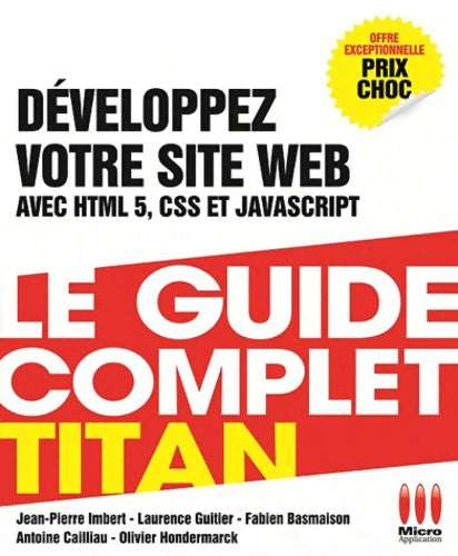 Livrenpoche : Developpez votre site web (html5 CSS3 javas - Collectif - Livre