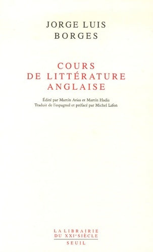 Livrenpoche : Cours de littérature anglaise - Jorge Luis Borges - Livre