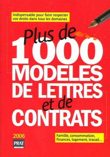 Livrenpoche : Plus de 1000 modèles de lettres et de contrats - Patricia Gendrey - Livre