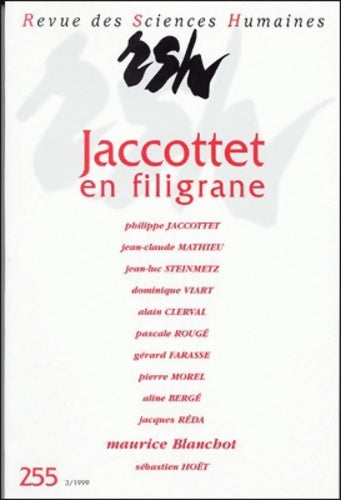 Livrenpoche : Jaccottet en filigrane - Aline Bergé - Livre